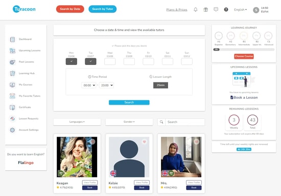 Make a Reservation Page Screen Shot