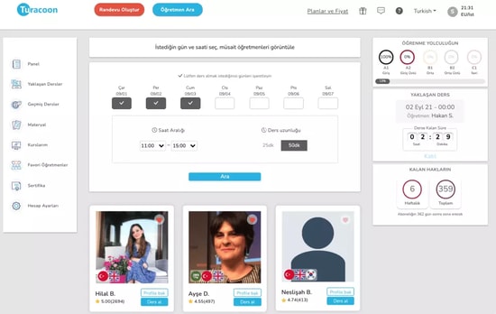 Make a Reservation Page Screen Shot
